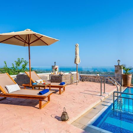 New Villa Kantifes 4 Families Or Couples With Private Pool & Bbq Kirianna Buitenkant foto