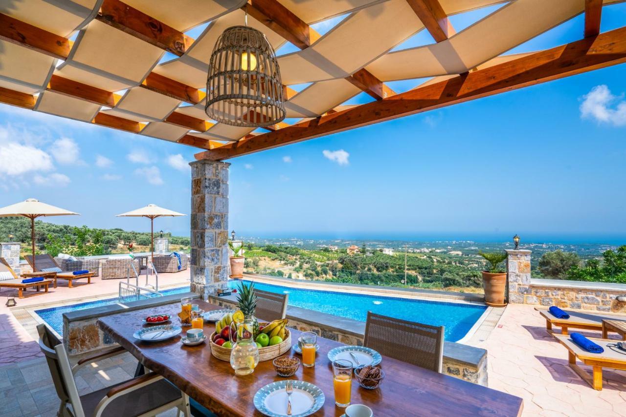 New Villa Kantifes 4 Families Or Couples With Private Pool & Bbq Kirianna Buitenkant foto
