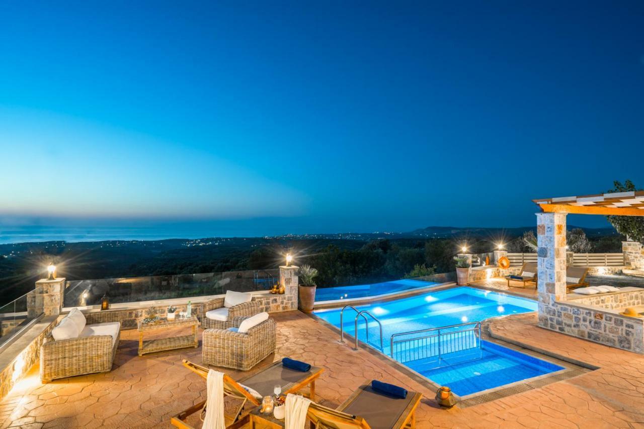 New Villa Kantifes 4 Families Or Couples With Private Pool & Bbq Kirianna Buitenkant foto