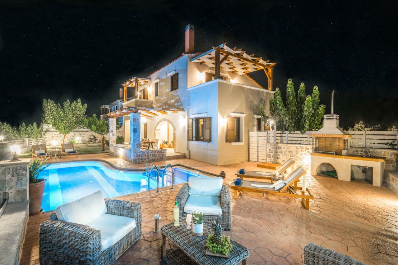 New Villa Kantifes 4 Families Or Couples With Private Pool & Bbq Kirianna Buitenkant foto